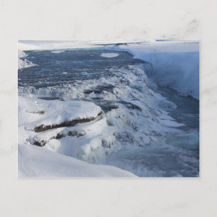 Gullfoss Wasserfall Postkarte