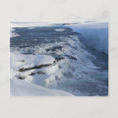 Gullfoss Wasserfall Postkarte (Vorderseite)