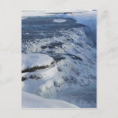 Gullfoss Wasserfall Postkarte (Vorderseite)