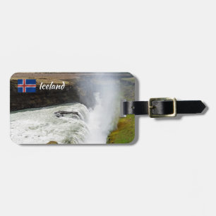 Gullfoss-Wasserfall - Südwestisland Gepäckanhänger