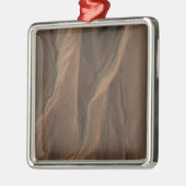 Gullies am Edge of Hale Crater, Mars Ornament Aus Metall (Links)