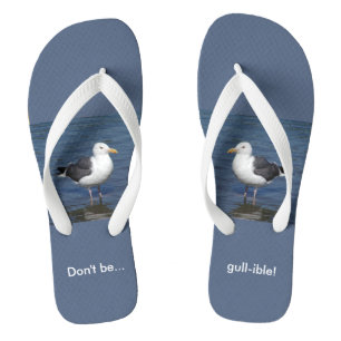 Gullililie Wading Seagull Spaß Funny Badesandalen