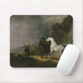 Gulliver, das zu dem Houyhnhnms, 1769 spricht (Öl Mousepad (Mit Mouse)