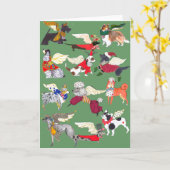 Gulliver sagt, dass "alle Hunde sind Engel " Karte (Gelbe Blume)