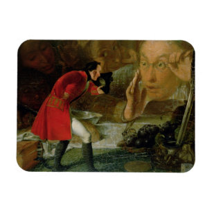 Gulliver stellte zum Brobdingnag Bauern aus Magnet