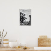 Gulliver unter den Lilliputianern Poster (Küche)