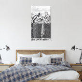 Gulliver wird von einem Bauer in Leinwanddruck (Insitu (Schlafzimmer))