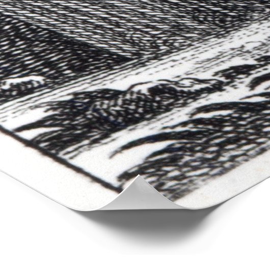 Gulliver wird von einem Bauer in Poster (Ecke)