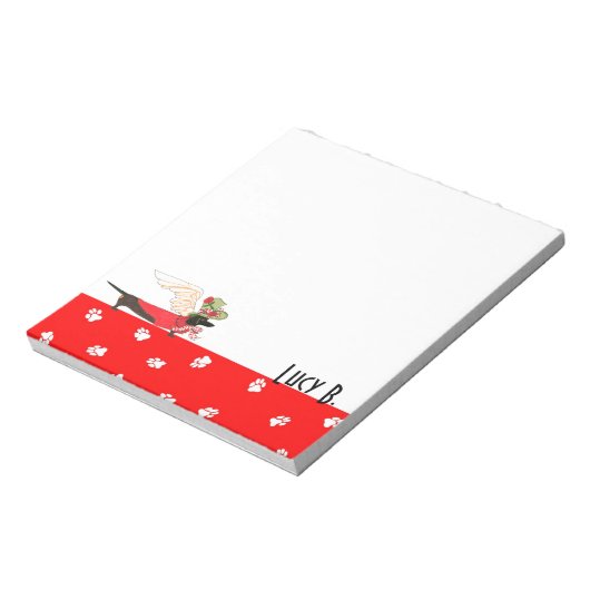 Gullivers Angels Dackel Notepad Notizblock (Rotiert)