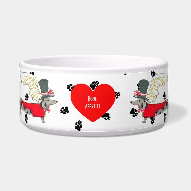 Gulliver's Angels Daple Dackel Dog Bowl Napf (Vorderseite)