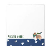 Gullivers Angels Sheltie Notepad Notizblock (Vorderseite)