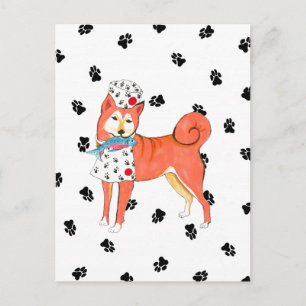 Gullivers Angels Shiba Inu Postcard Postkarte