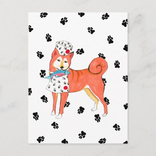 Gullivers Angels Shiba Inu Postcard Postkarte (Vorderseite)