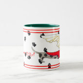 Gullivers Engel Dapple Dackel Pawprint Tasse (Mittel)