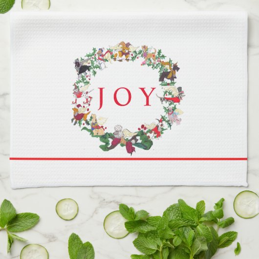 Gullivers Engel, die für FREUDE Geschirrtuch (Gefaltet)