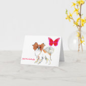 Gullivers Engel Papillon Anmerkungs-Karte Karte (Gelbe Blume)