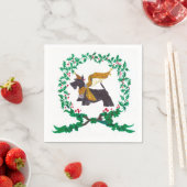Gullivers Engel Scottie Christmas Napkins Serviette (Beispiel)