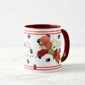 Gullivers Engels-Aprikosen-Pudel-Tasse Tasse (VorderseiteRechts)