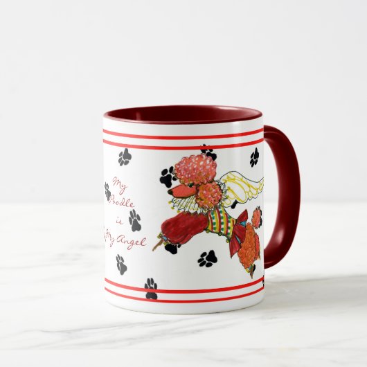 Gullivers Engels-Aprikosen-Pudel-Tasse Tasse (VorderseiteRechts)