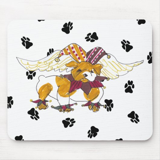 Gullivers Engels-Bulldogge Mousepad (Vorne)