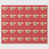 Gullivers Engels-Bulldoggen-Packpapier Geschenkpapier (Flach)