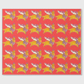 Gullivers Engels-golden retriever-Packpapier Geschenkpapier (Flach)