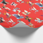 Gullivers Engels-Verpackung es oben! Packpapier (Ecke)