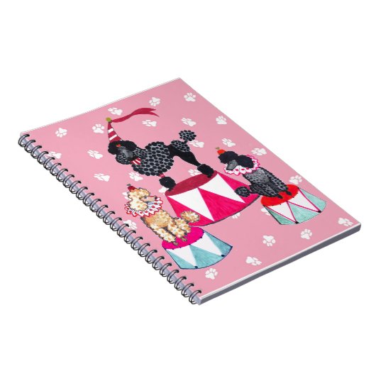 Gullivers Engels-Zirkus-Pudel-Notizbuch Notizblock (Rechte Seite)