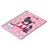 Gullivers Engels-Zirkus-Pudel-Notizbuch Notizblock (Linke Seite)