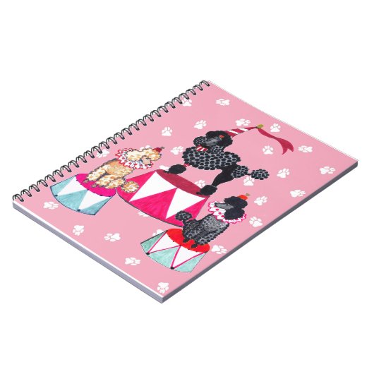 Gullivers Engels-Zirkus-Pudel-Notizbuch Notizblock (Linke Seite)