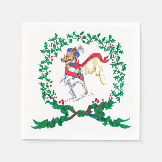 Gullivers Jack Russell Christmas Napkins Serviette (Vorderseite)