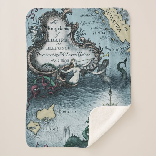 Gullivers Reisen durch Jonathan Swift Sherpadecke (Vorderseite)