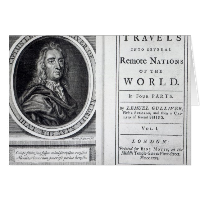 'Gullivers Reisen' von Jonathan Swift, 1726 (Vorderseite (Horizontal))