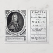 'Gullivers Reisen' von Jonathan Swift, 1726 Postkarte (Vorderseite)