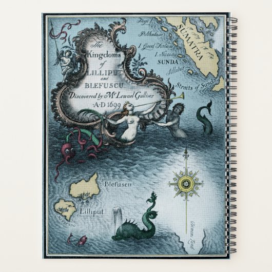 Gullivers Reisen von Jonathan Swift Planer (Rückseite)