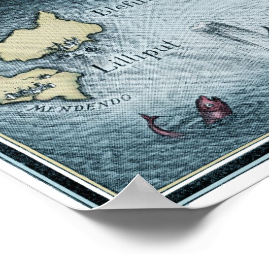 Gullivers Reisen von Jonathan Swift Poster (Ecke)