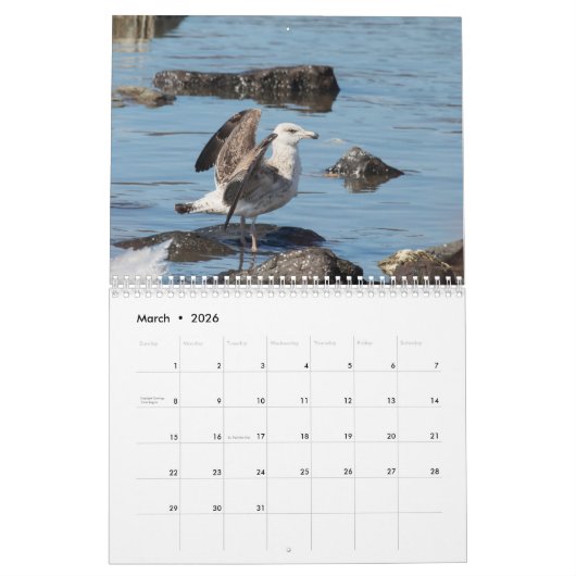 Gulls 2026 kalender (Mär 2026)
