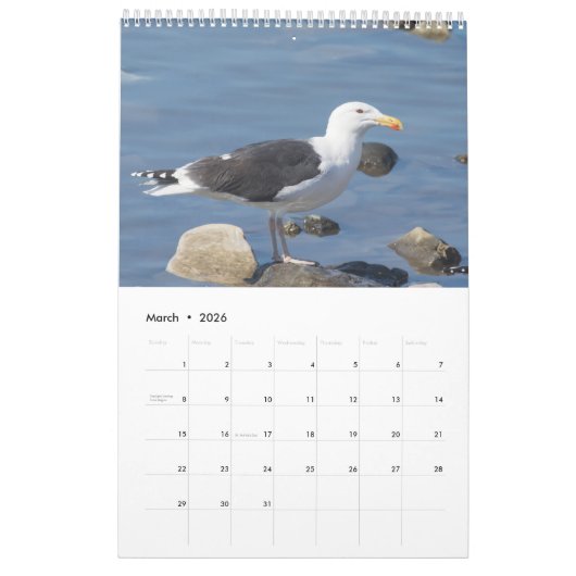 Gulls 2026 kalender (Mär 2026)