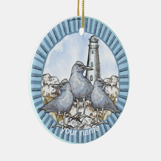 Gulls Guide Lighthouse Ornament (Rechts)