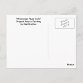 Gulls Mississippi Postkarte (Rückseite)