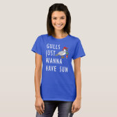 Gulls nur Wanna haben Sonne T-Shirt (Vorne ganz)