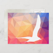 Gulls Pictograph Postkarte (Vorne/Hinten)