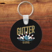 Gully Gang Bowling Lustiger Bowler 1  Schlüsselanhänger (Vorderseite)