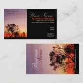 Gully Sunset Quench Business Card Visitenkarte (Vorne/Hinten)