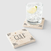 GULP - Stein-Untersetzer Steinuntersetzer (Seitenansicht)