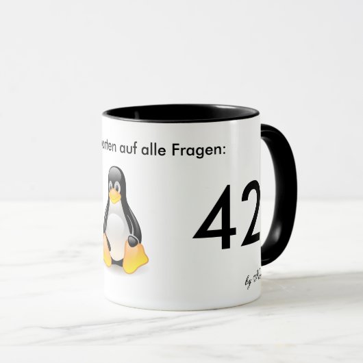 Gültige Antworten Tasse (VorderseiteRechts)