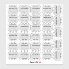 Gültigkeitsdatum Kennzeichnungen, Küchenkennzeichn Aufkleber