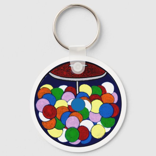 Gum Ball Eye Candy Schlüsselanhänger (Vorderseite)