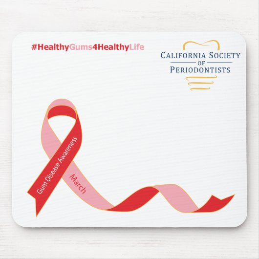 Gum Disease Awareness Maus Pad Mousepad (Vorne)