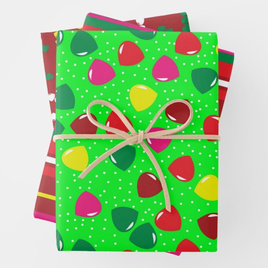 GUM DROP X-MAS GESCHENKPAPIER SET (Beispiel)